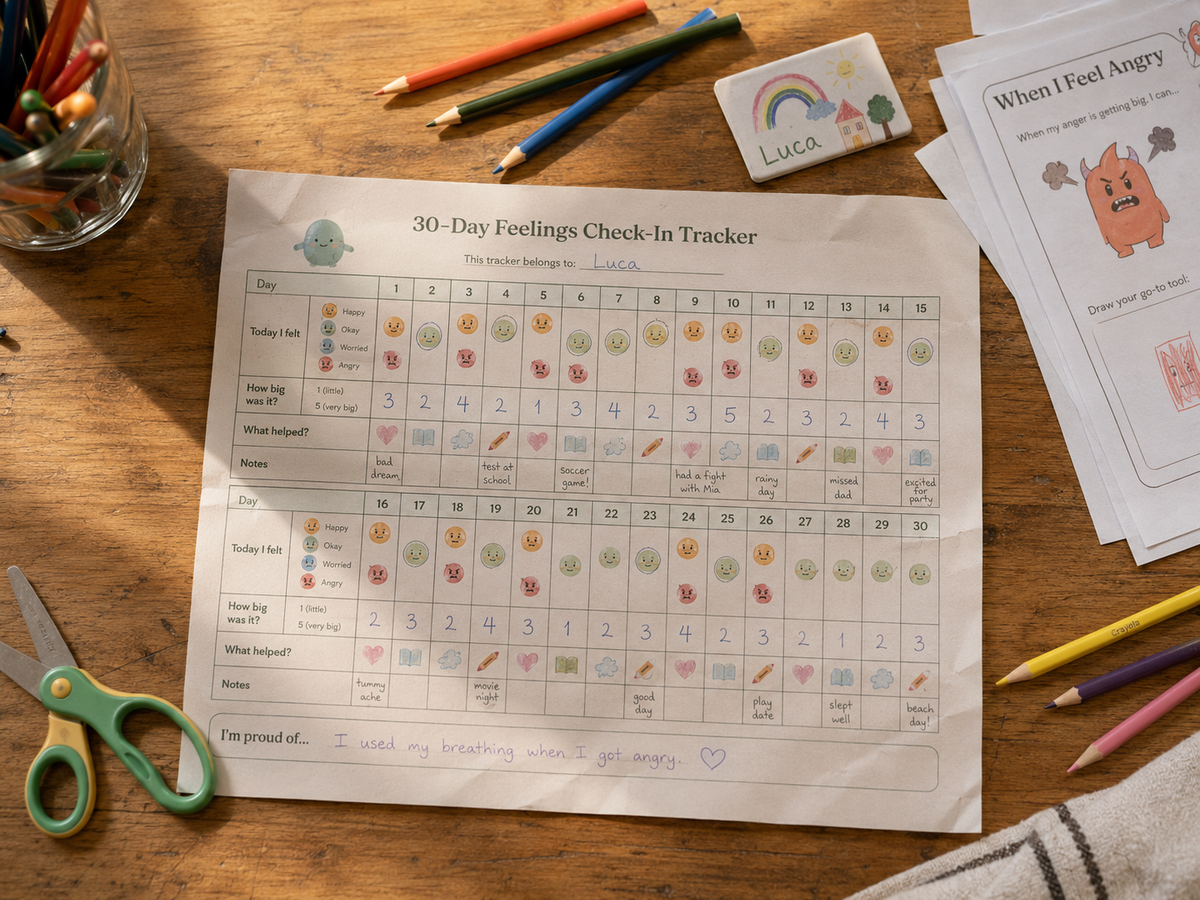 30-Day Check-In Tracker